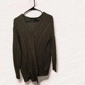 Cozy Grey Knitted Cardigan